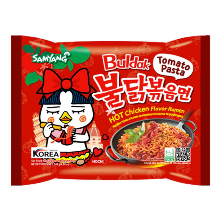 Samyang Buldak Tomato Pasta – Spicy Meets Italian Flavour