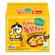 Wholesale Samyang Hot Chicken Ramen Cheese Snack 5 Pack x 140g