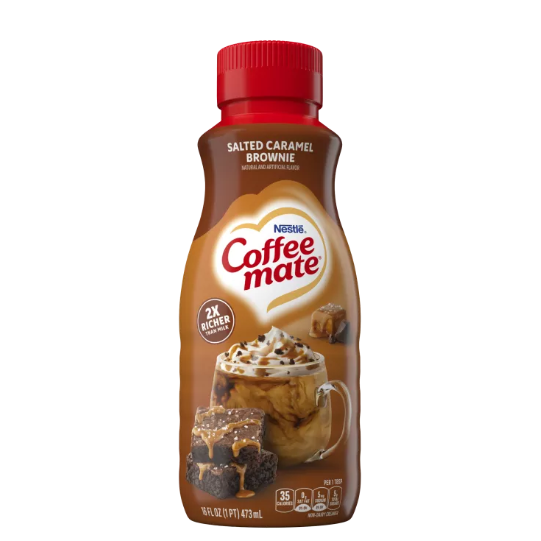 White Smoke Salted Caramel Brownie Liquid Coffee Creamer