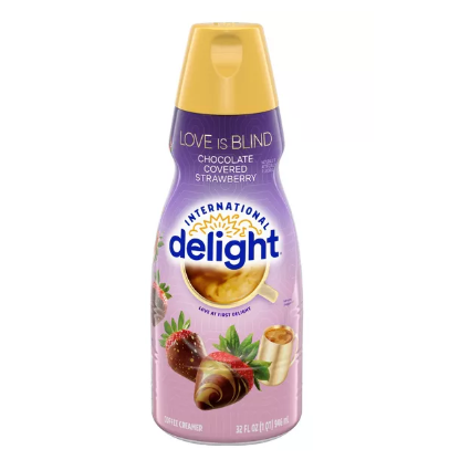 White Smoke International Delight Love Is Blind™ Chocolate & Strawberry Coffee Creamer