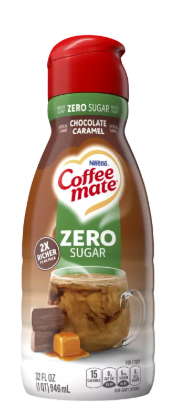 Coffee Mate Liquid Creamer Zero Sugar Chocolate Caramel