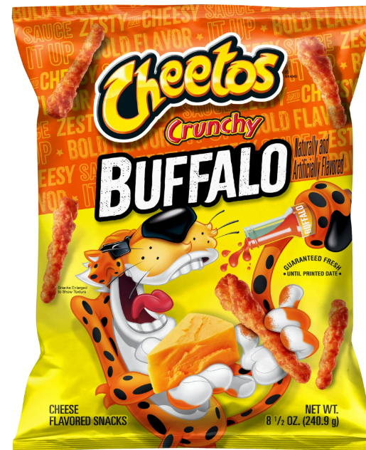 Cheetos Crunchy Buffalo Flavored Snacks 290g