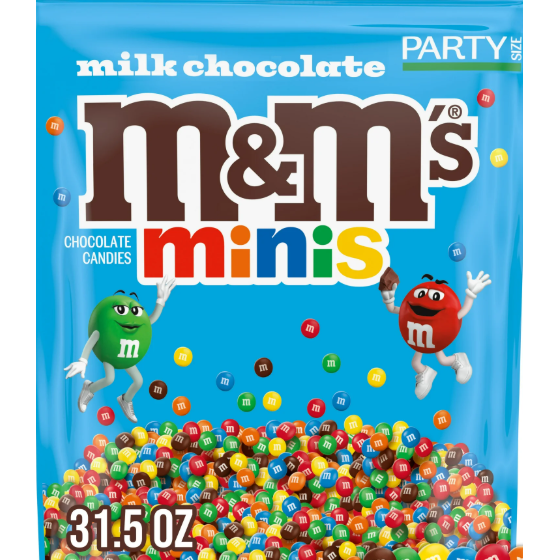Dark Turquoise M&M Minis 893g Party Bag
