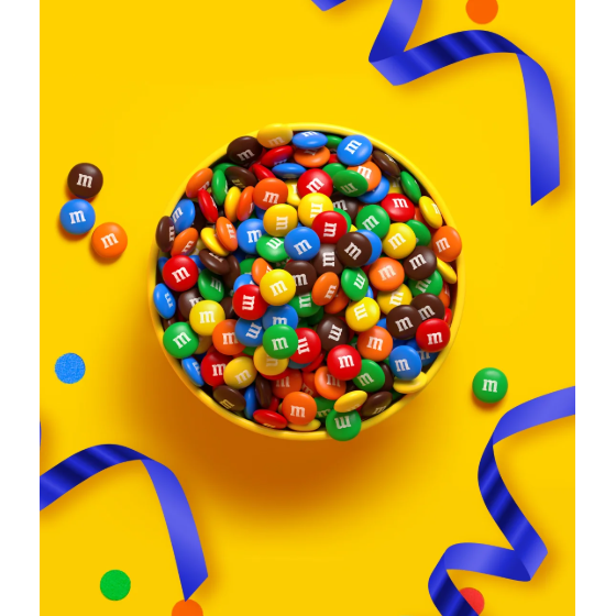 Gold M&M Minis 893g Party Bag