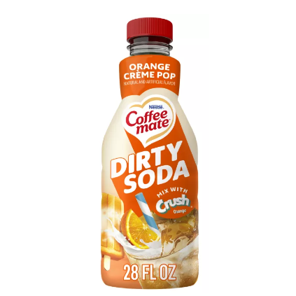White Smoke Coffee Mate Dirty Soda Orange Crème Pop