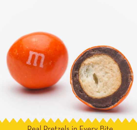 M&M’s Pretzel Chocolate Candy – Sweet & Salty Crunch (425 g Bag)