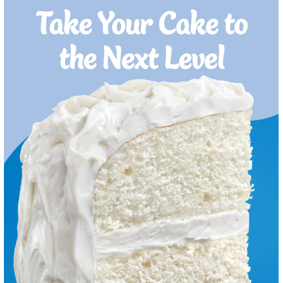 Pillsbury White Cake Mix – Leichter und fluffiger Klassiker (432 g Packung)