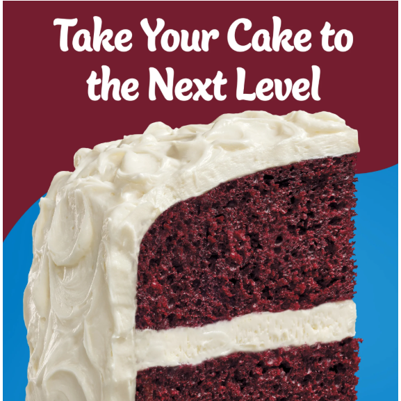 Pillsbury Red Velvet Kuchenmischung – Reichhaltiger und samtiger Genuss