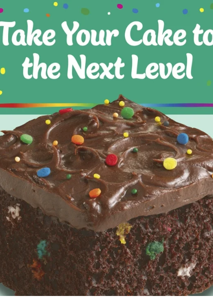 Pillsbury Funfetti Chocolate Cake Mix with Candy Bits – Colourful Chocolate Fun (432 g Box)