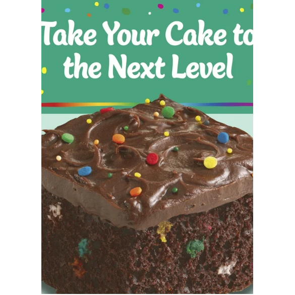 Pillsbury Funfetti Schokoladenkuchenmischung mit Bonbonstückchen – Bunter Schokoladenspaß (432 g Schachtel)