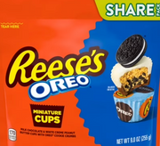 Reese’s Oreo Miniatures – Milk Chocolate &amp; White Crème Peanut Butter Cups (255 g Share Pack)
