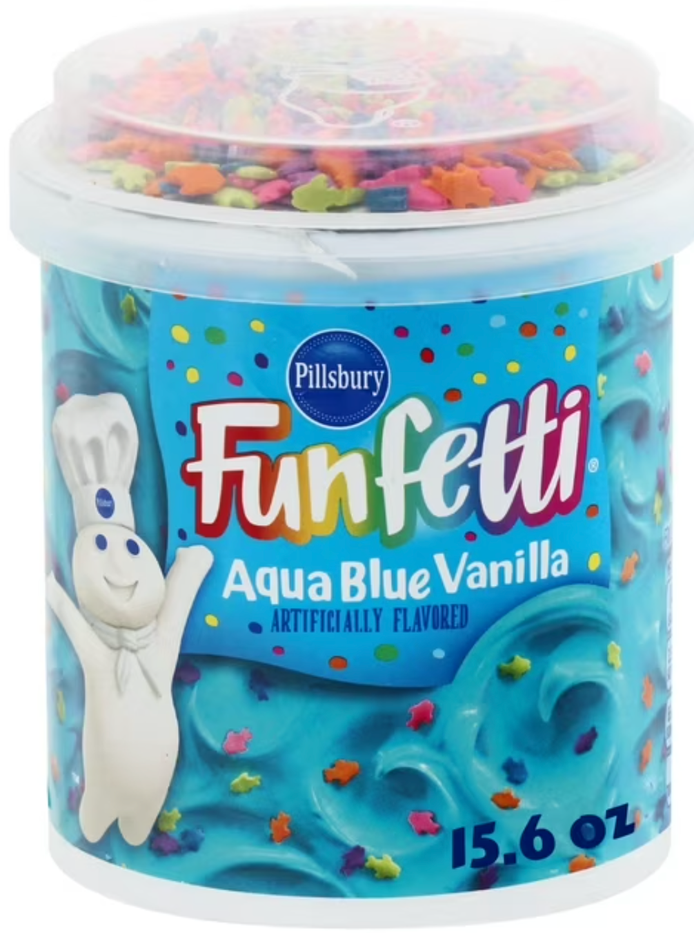 Pillsbury Funfetti Aqua Blue Vanilla Frosting