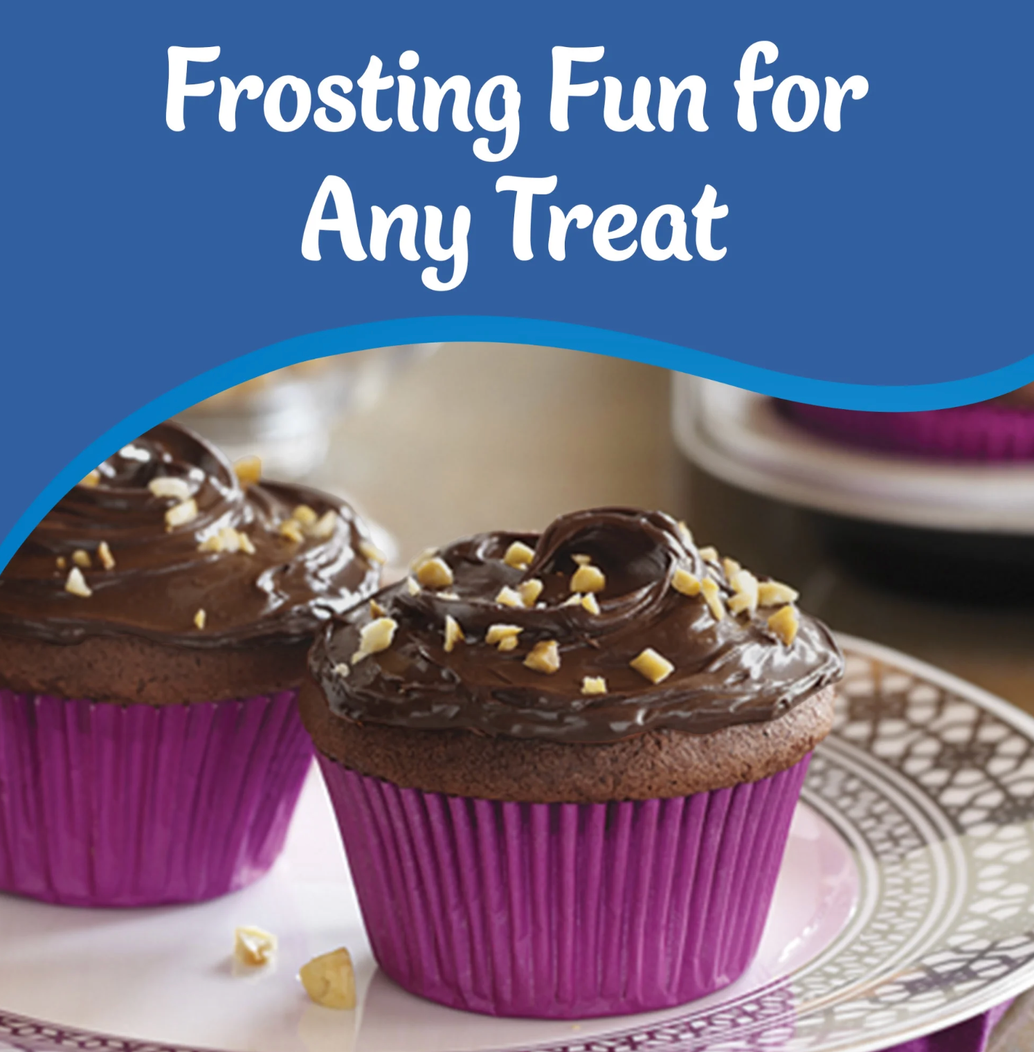 Pillsbury Creamy Supreme Chocolate Fudge Frosting – Rich &amp; Velvety Topping (454 g Tub)