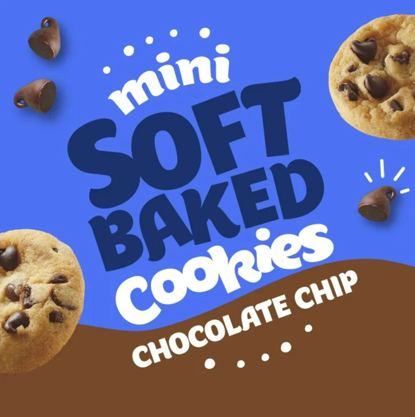 Pillsbury Chocolate Chip Soft-Baked Cookies – Chewy, Sweet &amp; Irresistible (283 g, 10 Pack)