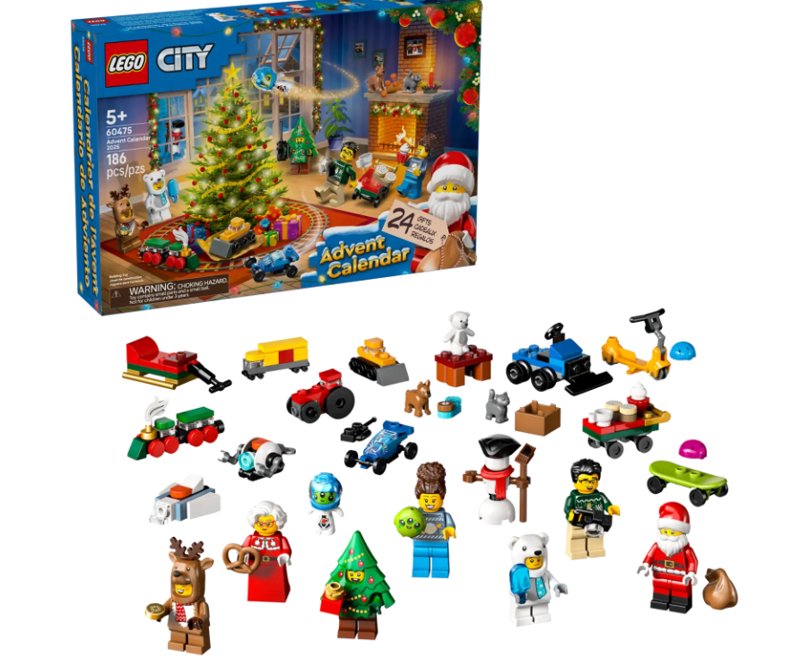 LEGO City Advent Calendar – 24 Days of Festive Building Fun (340 g Box)