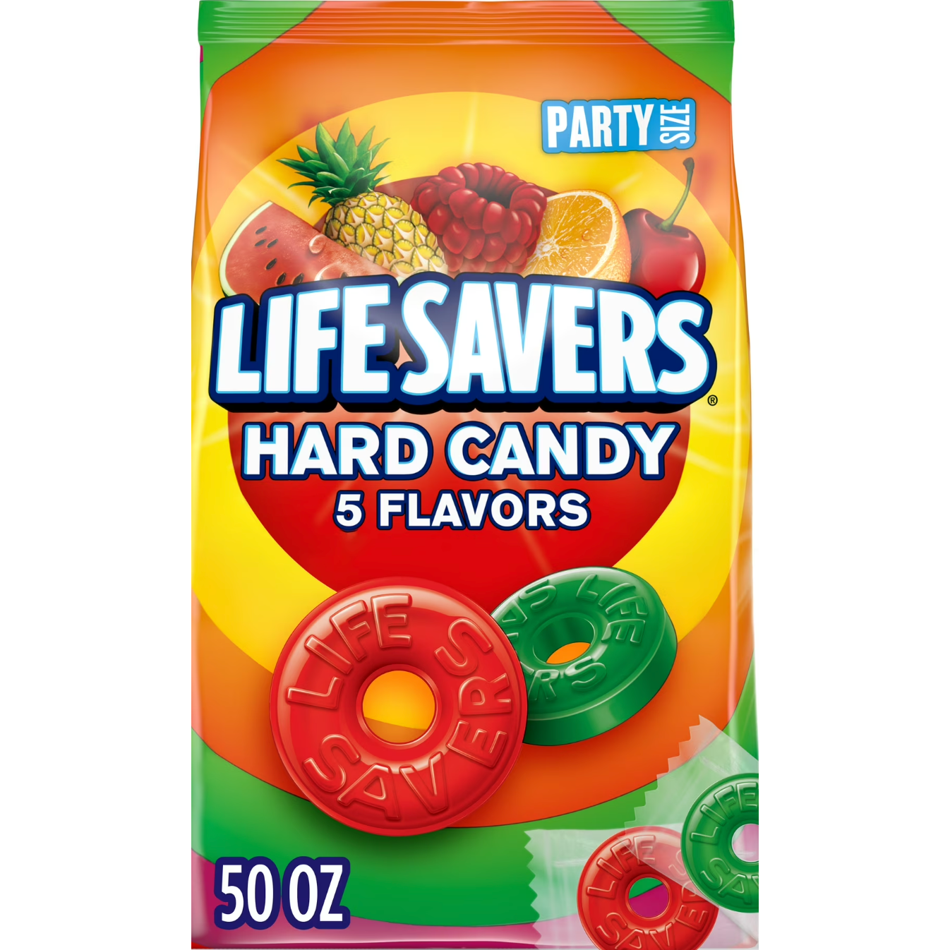Life Savers Bonbons, 5 Geschmacksrichtungen – Klassische Fruchtvariante (1,42 kg Beutel)