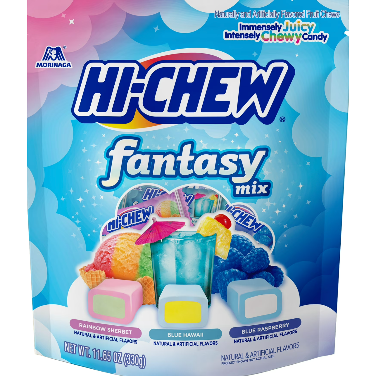 Hi-Chew Fantasy Mix – Une aventure magique et fruitée à mâcher (sachet de 330 g)