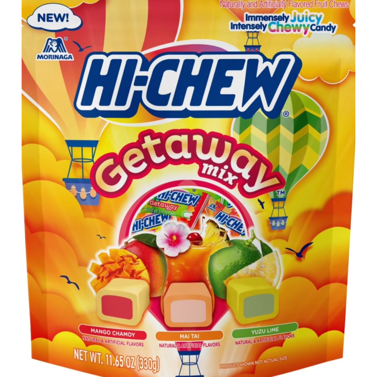 Hi-Chew Getaway Mix – Goûtez à vos vacances de rêve (sachet de 330 g)