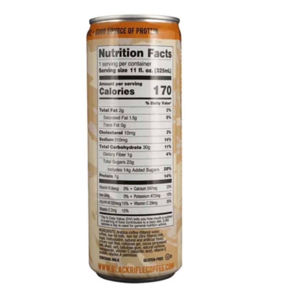 Black Rifle Salted Caramel Espresso - Bold, Sweet & Creamy (325ml)