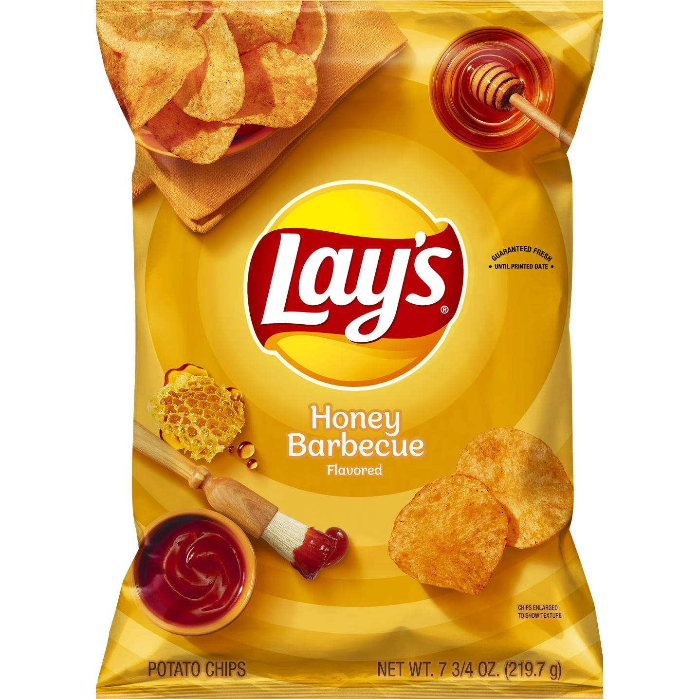 White Smoke Lay’s Honey Barbecue Crisps – Sweet, Smoky Perfectly Crunchy (220 g Bag)