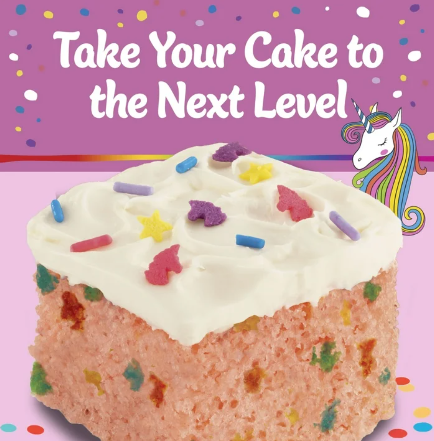 Pillsbury Funfetti Strawberry Cake Mix with Candy Bits – Bright, Sweet & Bursting with Fun (432 g Box)