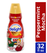 International Delight Home Alone Peppermint Mocha Coffee Creamer – Festive, Cool Chocolatey (946 ml Bottle)