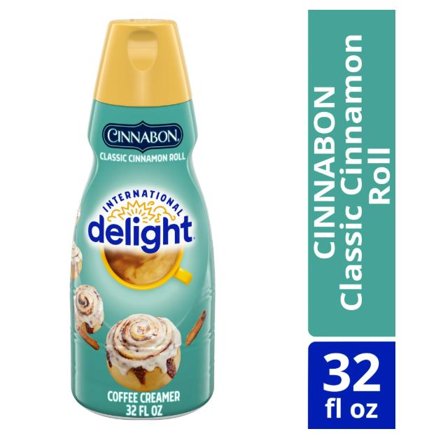International Delight Cinnabon Coffee Creamer – Warm, Sweet; Bakery-Fresh (out of date 26/12/2025)