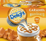 International Delight Caramel Macchiato Liquid Creamer Singles – Sweet, Smooth, Café-Style Flavour (192 Count Box)