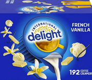 International Delight French Vanilla Creamer Singles – Smooth, Sweet; Café-Style Vanilla (192 Count Box )