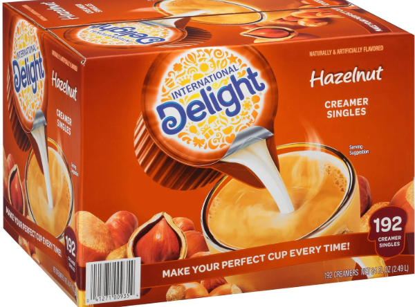 International Delight Hazelnut Liquid Creamer Singles – Smooth, Nutty Perfectly Sweet