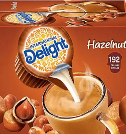 International Delight Hazelnut Liquid Creamer Singles – Smooth, Nutty Perfectly Sweet