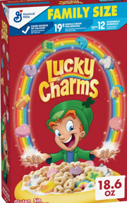 Lucky Charms Gluten Free Cereal with Marshmallows – Magical, Crunchy; Fun (527 g Family Size Box)