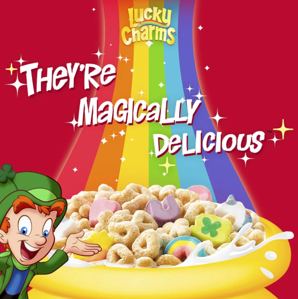 Lucky Charms Gluten Free Cereal with Marshmallows – Magical, Crunchy; Fun (527 g Family Size Box)