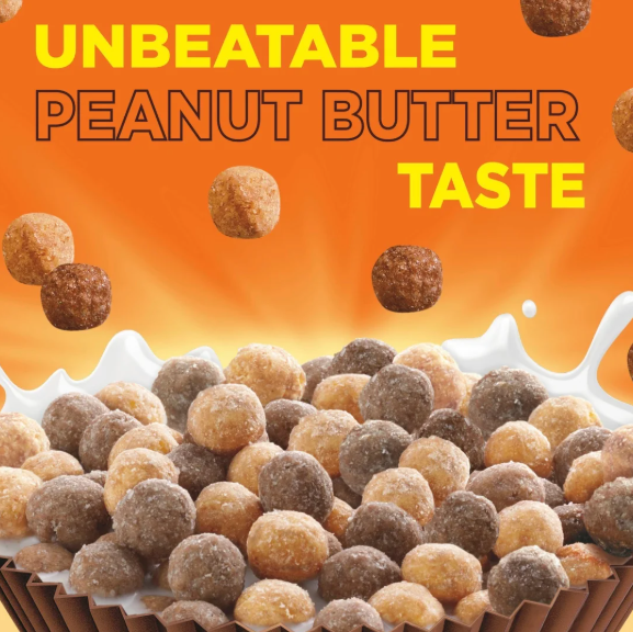 REESE'S PUFFS Breakfast Cereal – Chocolatey, Peanut Buttery Totally Addictive (558 g Family Size Box)