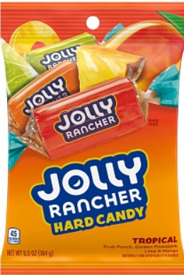 Jolly Rancher Assorted Tropical Fruit Flavored Hard Candy,