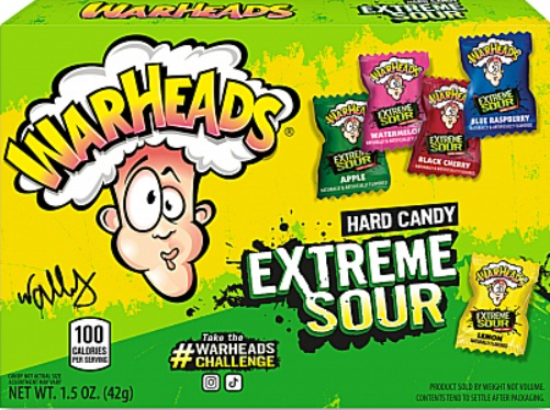 Warheads Hard Candy Extreme Sour 42 g