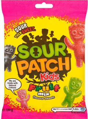 Sour Patch Kids Fruit Mix 130 g