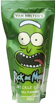 Van Holten's Pickle In-A Pouch Rick & Morty Pickle Rick