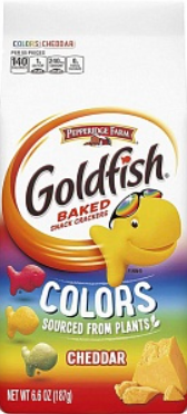 Goldfish Crackers Colors Cheddar