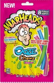Warheads Ooze Chewz Ropes