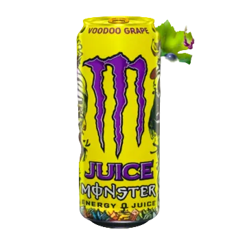 White Smoke 4 Pack Monster Energy Juice Voodoo Grape 500 ml (USA Release)