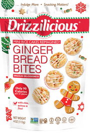 Drizzilicious Ginger Snap Rice Cakes 4 oz
