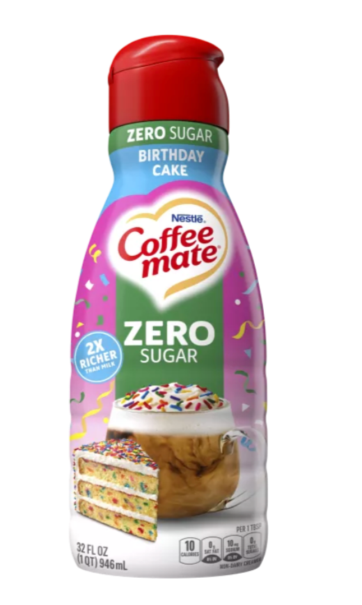 Coffee Mate Birthday Cake Liquid Creamer