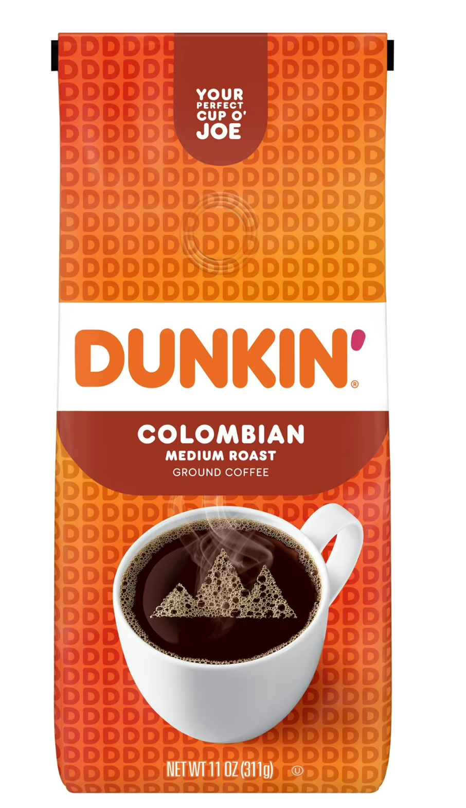 4 Pack Dunkin Colombian Ground Coffee 12 oz