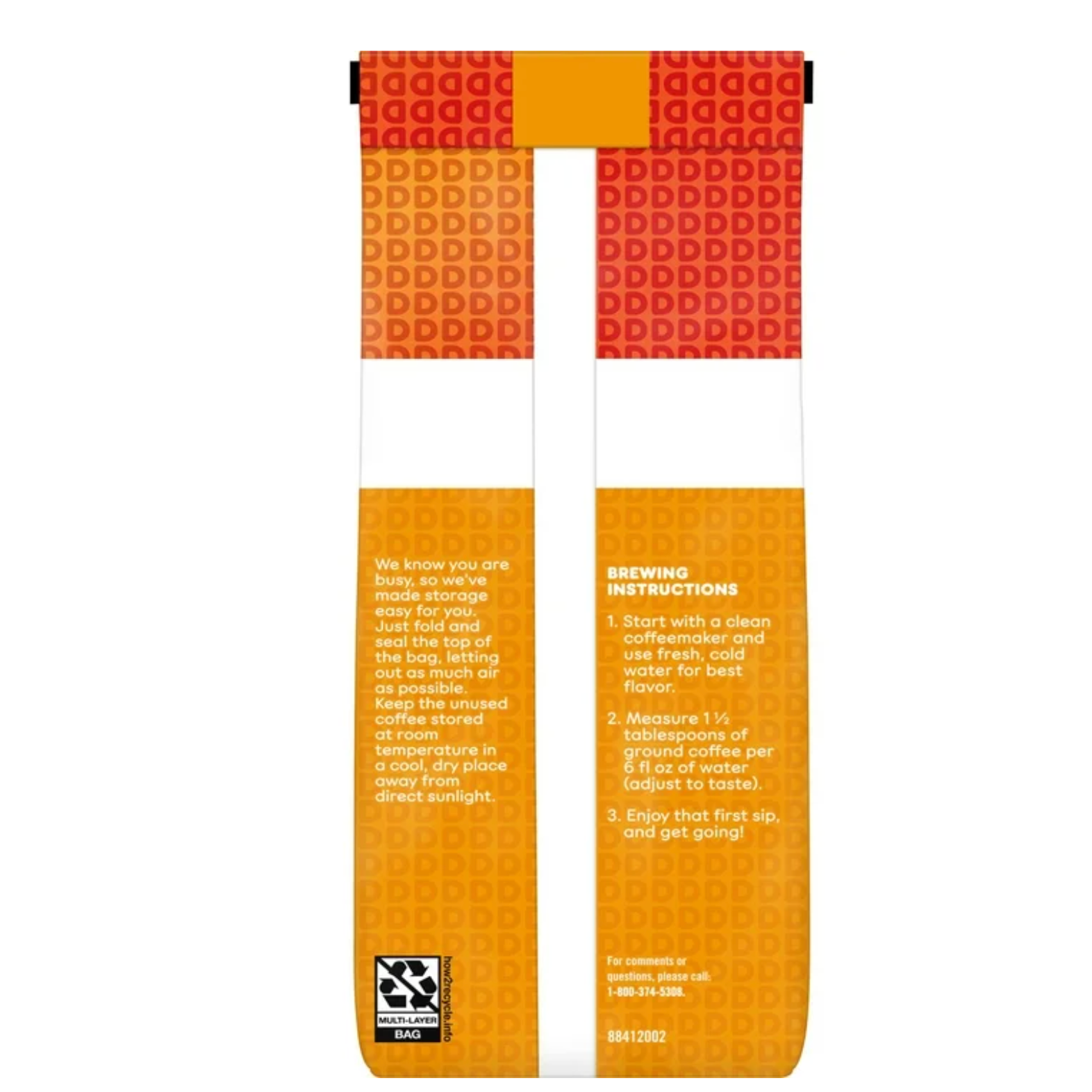 4 Pack Dunkin Caramel Me Crazy Ground Coffee 12 oz