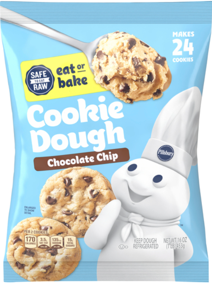 Pillsbury Ready to Bake Chocolate Chip Cookie Dough (24 Count)