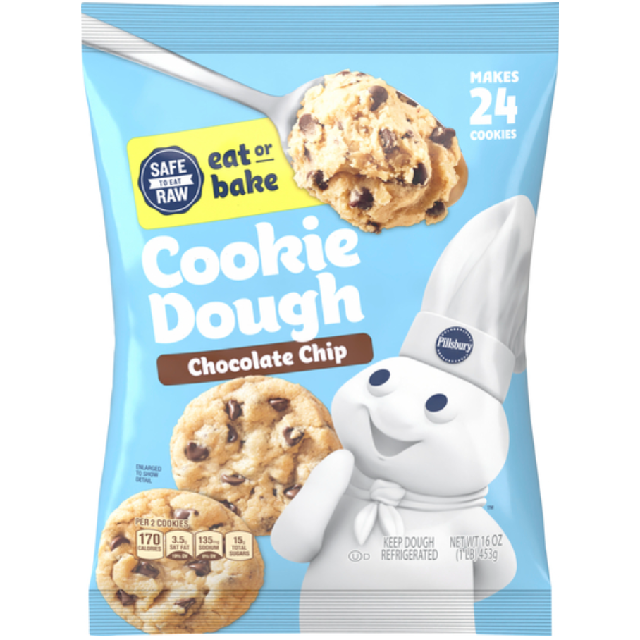Pillsbury Ready to Bake Chocolate Chip Cookie Dough (24 Count)
