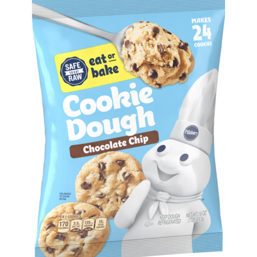 Pillsbury Ready to Bake Chocolate Chip Cookie Dough (24 Count)