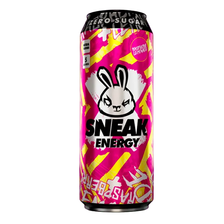 White Smoke Sneak Energy Raspberry and Lemonade 500 ml