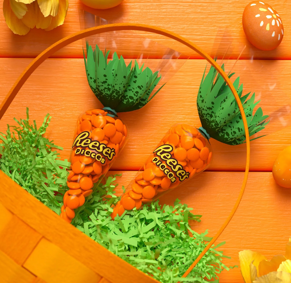 Reese's Pieces Easter Carrots